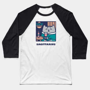 Quarantine Cat Zodiac Signs: Sagittarius cat Baseball T-Shirt